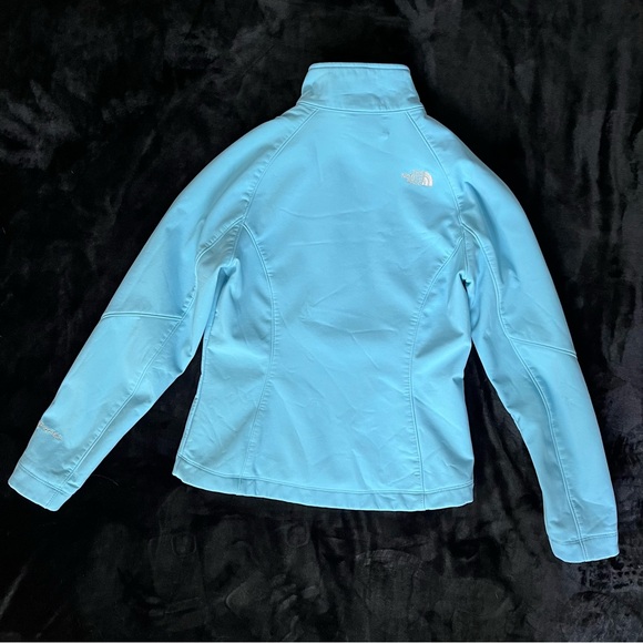 The North Face TNF Apex Jacket in Aqua Blue Sz Small - Picture 5 of 9